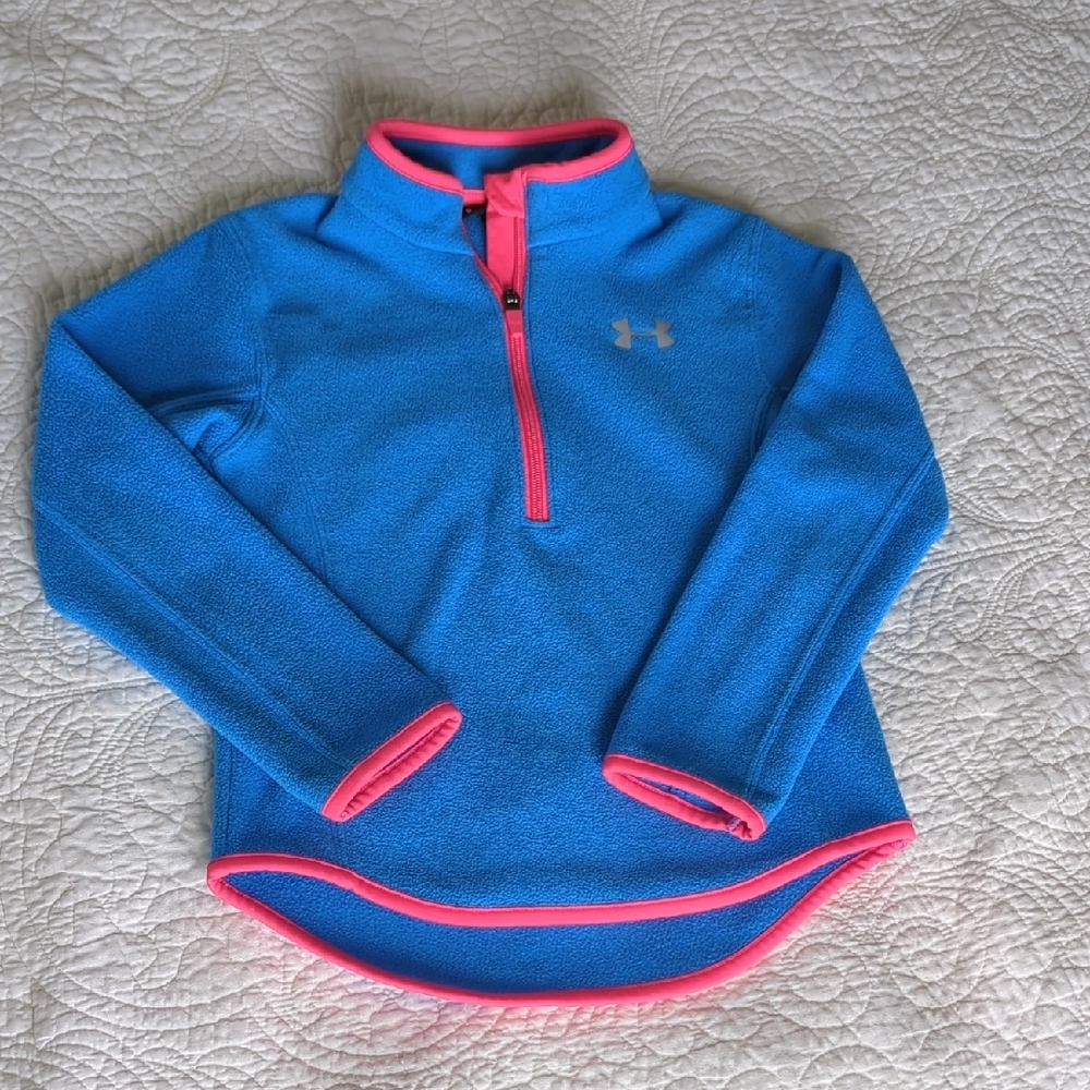 Under Armour Kids Blue Fleece Pullover